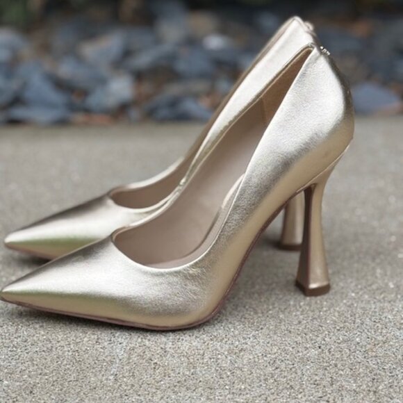Sam edelman antonia gold heels NIB - Picture 8 of 9